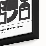 Bohemian Wall Art | Bauhaus Geometric Shapes Boho Canvas | Eclectic Print