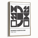Bohemian Wall Art | Bauhaus Geometric Shapes Boho Canvas | Eclectic Print