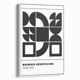 Bohemian Wall Art | Bauhaus Geometric Shapes Boho Canvas | Eclectic Print