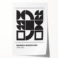 Bohemian Wall Art | Bauhaus Geometric Shapes Boho Canvas | Eclectic Print
