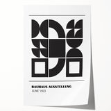 Bohemian Wall Art | Bauhaus Geometric Shapes Boho Canvas | Eclectic Print