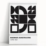 Bohemian Wall Art | Bauhaus Geometric Shapes Boho Canvas | Eclectic Print