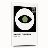 Bohemian Wall Art | Bauhaus June 1923 Eye Print | Boho Decor Canvas