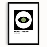 Bohemian Wall Art | Bauhaus June 1923 Eye Print | Boho Decor Canvas