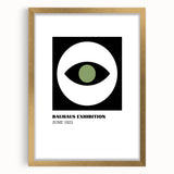 Bohemian Wall Art | Bauhaus June 1923 Eye Print | Boho Decor Canvas
