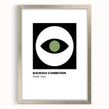 Bohemian Wall Art | Bauhaus June 1923 Eye Print | Boho Decor Canvas