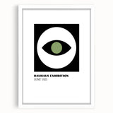 Bohemian Wall Art | Bauhaus June 1923 Eye Print | Boho Decor Canvas