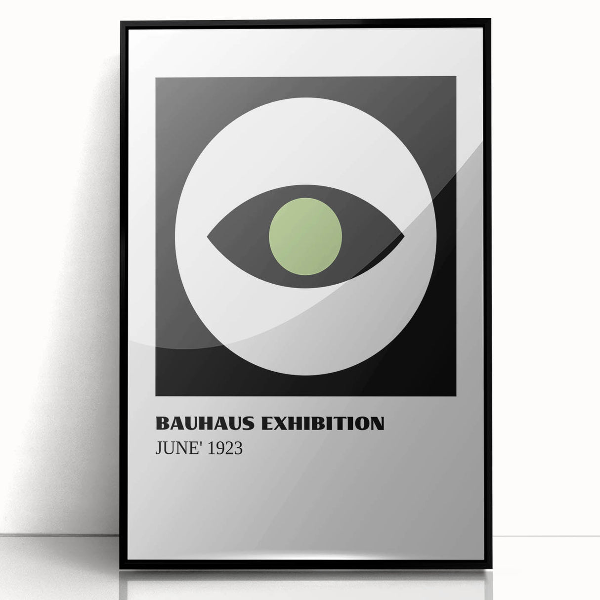 Bohemian Wall Art | Bauhaus June 1923 Eye Print | Boho Decor Canvas