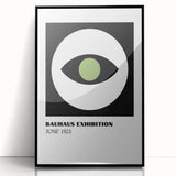 Bohemian Wall Art | Bauhaus June 1923 Eye Print | Boho Decor Canvas