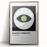 Bohemian Wall Art | Bauhaus June 1923 Eye Print | Boho Decor Canvas