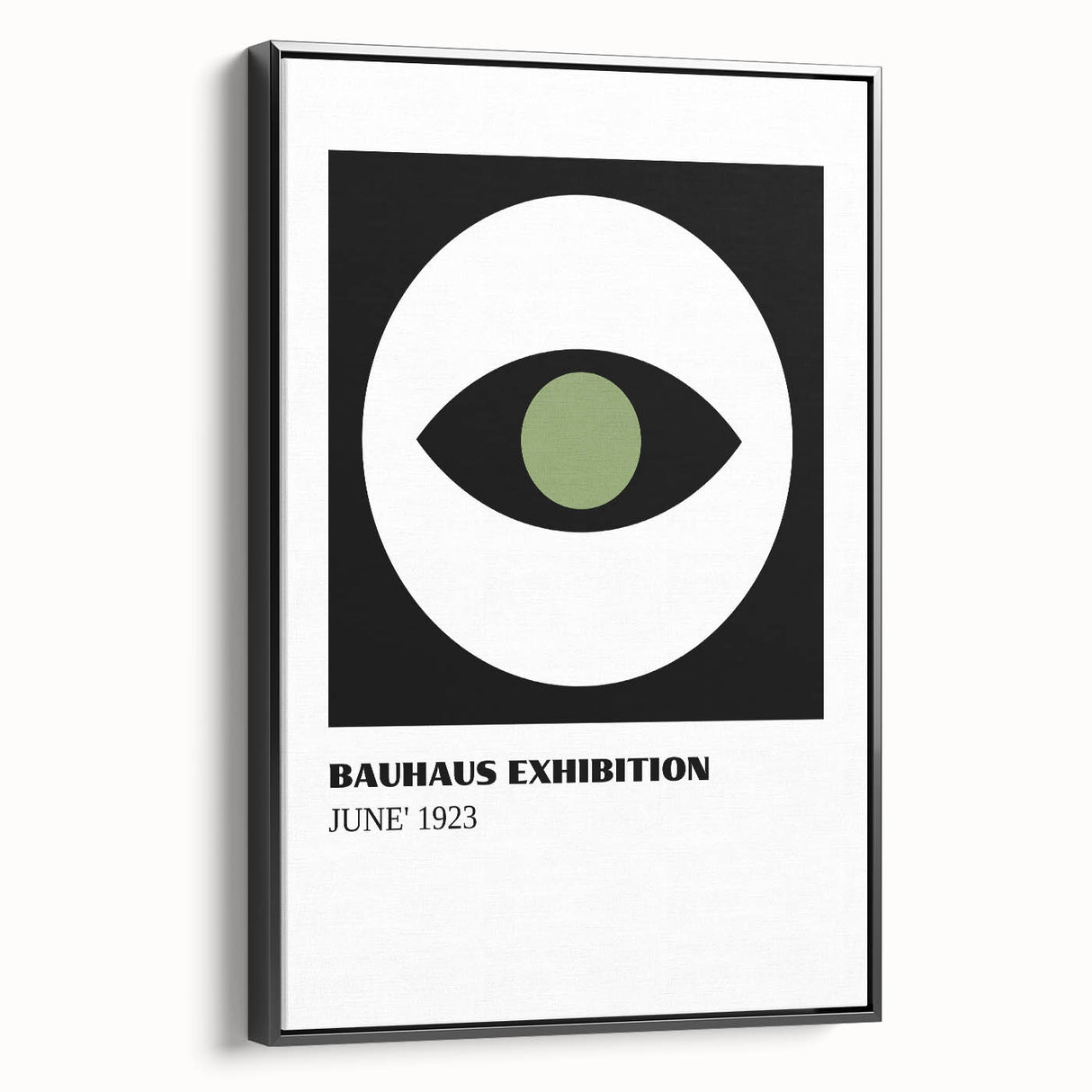 Bohemian Wall Art | Bauhaus June 1923 Eye Print | Boho Decor Canvas
