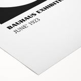 Bohemian Wall Art | Bauhaus June 1923 Eye Print | Boho Decor Canvas