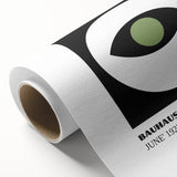 Bohemian Wall Art | Bauhaus June 1923 Eye Print | Boho Decor Canvas