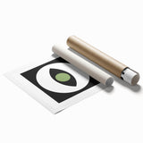 Bohemian Wall Art | Bauhaus June 1923 Eye Print | Boho Decor Canvas