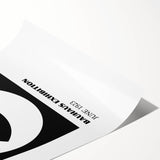 Bohemian Wall Art | Bauhaus June 1923 Eye Print | Boho Decor Canvas