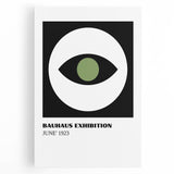 Bohemian Wall Art | Bauhaus June 1923 Eye Print | Boho Decor Canvas