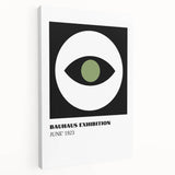 Bohemian Wall Art | Bauhaus June 1923 Eye Print | Boho Decor Canvas