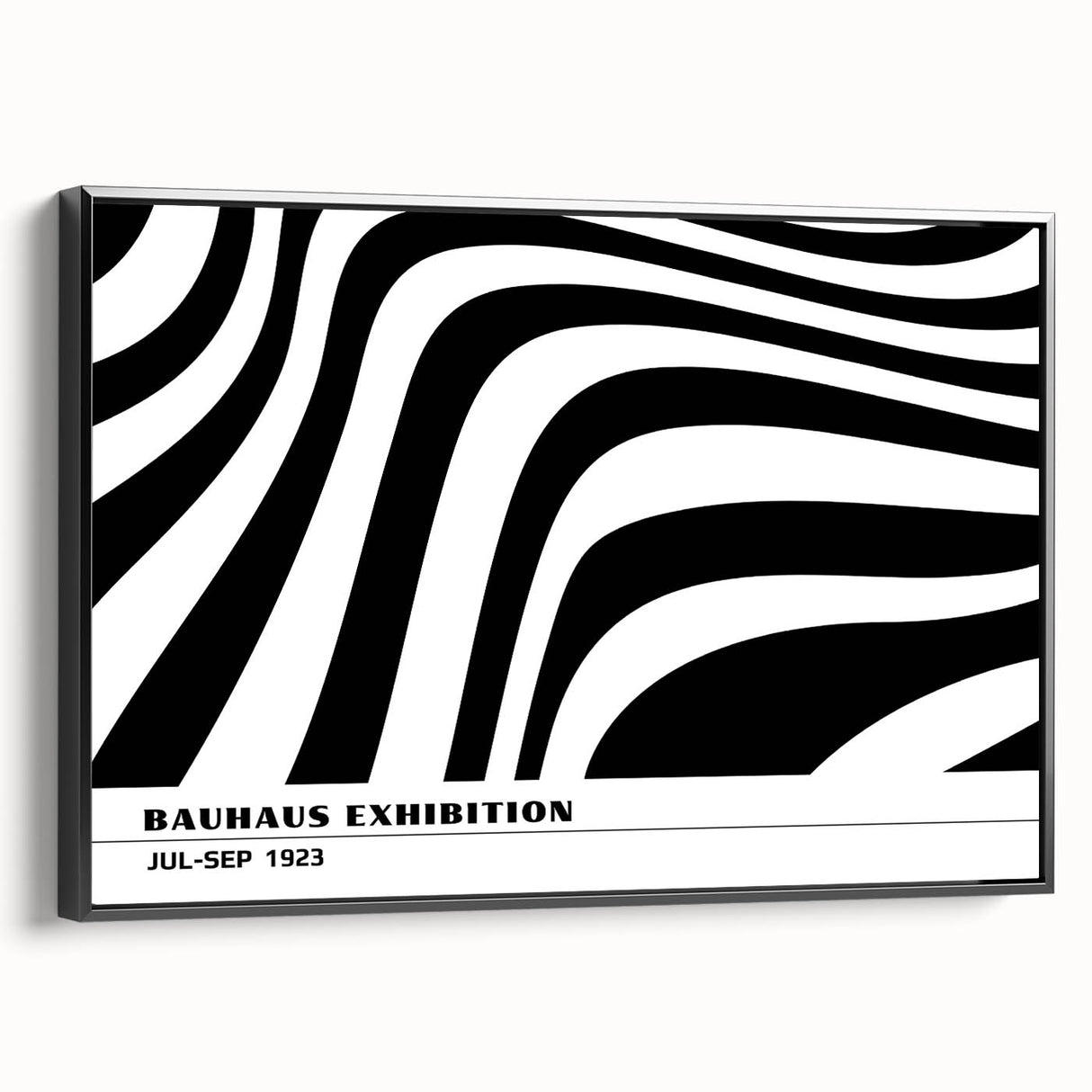 Bohemian Wall Art | Black & White Eclectic Boho Decor Canvas Print