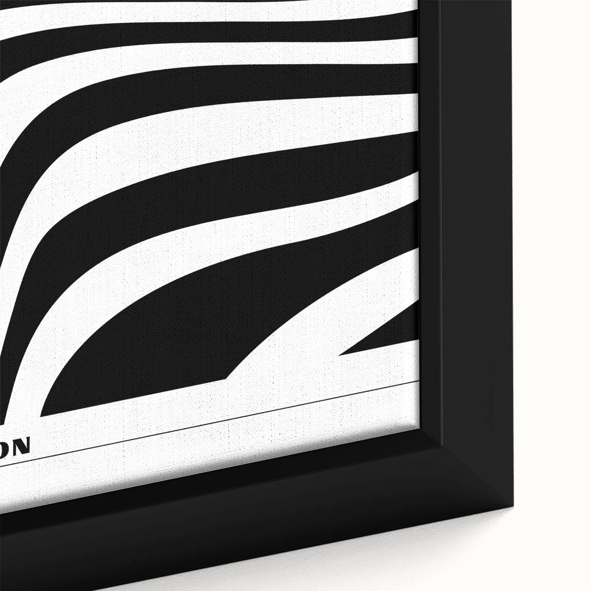 Bohemian Wall Art | Black & White Eclectic Boho Decor Canvas Print