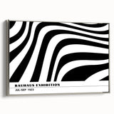Bohemian Wall Art | Black & White Eclectic Boho Decor Canvas Print