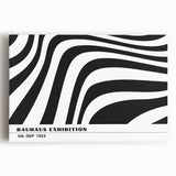 Bohemian Wall Art | Black & White Eclectic Boho Decor Canvas Print