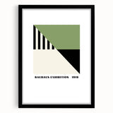 Bohemian Wall Art | Bauhaus Exhibition 1919 Triangle Print | Boho Decor