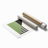 Bohemian Wall Art | Bauhaus Exhibition 1919 Triangle Print | Boho Decor