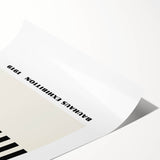 Bohemian Wall Art | Bauhaus Exhibition 1919 Triangle Print | Boho Decor