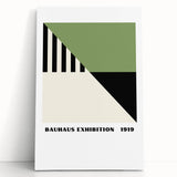 Bohemian Wall Art | Bauhaus Exhibition 1919 Triangle Print | Boho Decor
