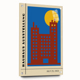 Bohemian Wall Art | Bauhaus Exhibition July 1923 Cityscape Print