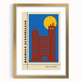 Bohemian Wall Art | Bauhaus Exhibition July 1923 Cityscape Print