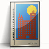 Bohemian Wall Art | Bauhaus Exhibition July 1923 Cityscape Print
