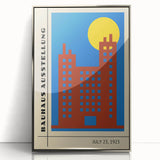 Bohemian Wall Art | Bauhaus Exhibition July 1923 Cityscape Print