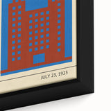 Bohemian Wall Art | Bauhaus Exhibition July 1923 Cityscape Print