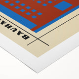 Bohemian Wall Art | Bauhaus Exhibition July 1923 Cityscape Print