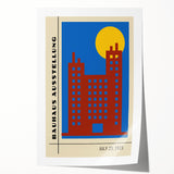 Bohemian Wall Art | Bauhaus Exhibition July 1923 Cityscape Print