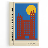 Bohemian Wall Art | Bauhaus Exhibition July 1923 Cityscape Print