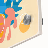 Bohemian Wall Art | Vibrant Abstract Boho Decor Canvas | Eclectic Art Print