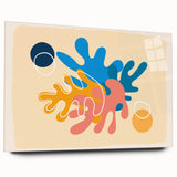 Bohemian Wall Art | Vibrant Abstract Boho Decor Canvas | Eclectic Art Print