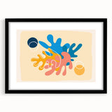 Bohemian Wall Art | Vibrant Abstract Boho Decor Canvas | Eclectic Art Print