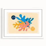 Bohemian Wall Art | Vibrant Abstract Boho Decor Canvas | Eclectic Art Print