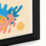 Bohemian Wall Art | Vibrant Abstract Boho Decor Canvas | Eclectic Art Print