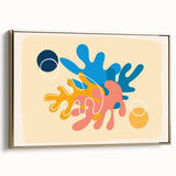 Bohemian Wall Art | Vibrant Abstract Boho Decor Canvas | Eclectic Art Print