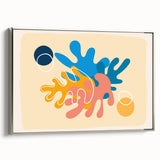 Bohemian Wall Art | Vibrant Abstract Boho Decor Canvas | Eclectic Art Print