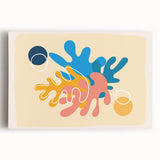 Bohemian Wall Art | Vibrant Abstract Boho Decor Canvas | Eclectic Art Print