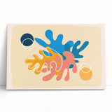 Bohemian Wall Art | Vibrant Abstract Boho Decor Canvas | Eclectic Art Print