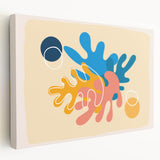 Bohemian Wall Art | Vibrant Abstract Boho Decor Canvas | Eclectic Art Print