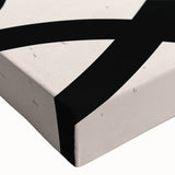 Bohemian Wall Art | Abstract Black Line Boho Canvas | Eclectic Art Print