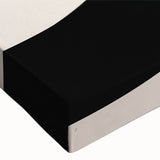 Bohemian Wall Art | Bold Black and White Wavy Line Boho Canvas | Eclectic Art Print