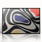 Bohemian Wall Art | Colorful Abstract Boho Decor Canvas | Eclectic Art Print